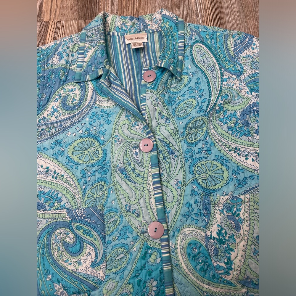 ⭐️Draper’s & Damon’s Petite Large reversible jacket shell⭐️ - Picture 5 of 12